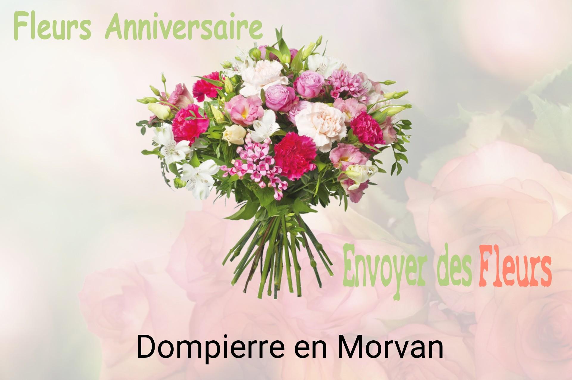 Bouquet de fleurs d’anniversaire livré à Dompierre-en-Morvan