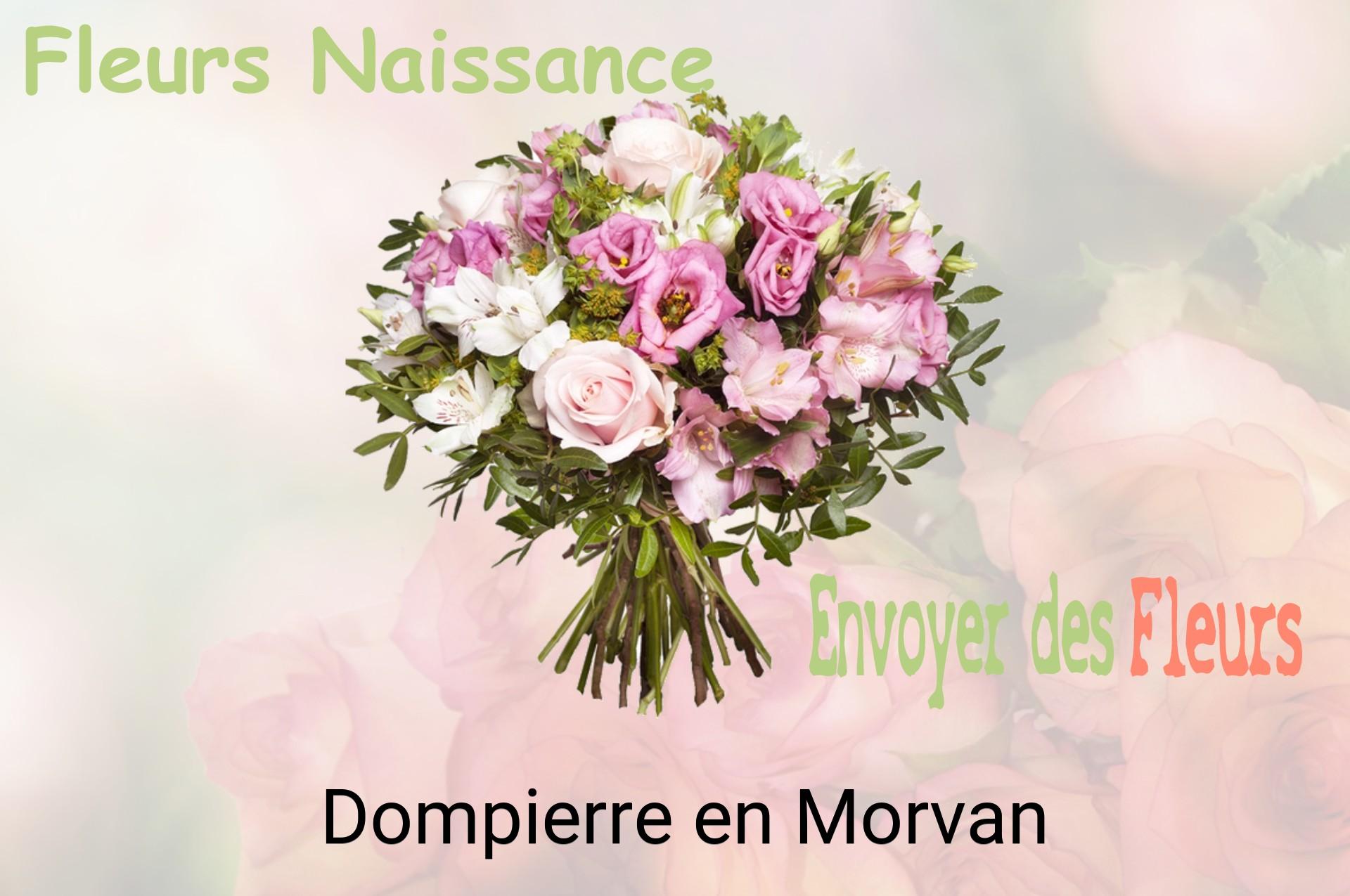 Bouquet de fleurs de naissance livré à Dompierre-en-Morvan