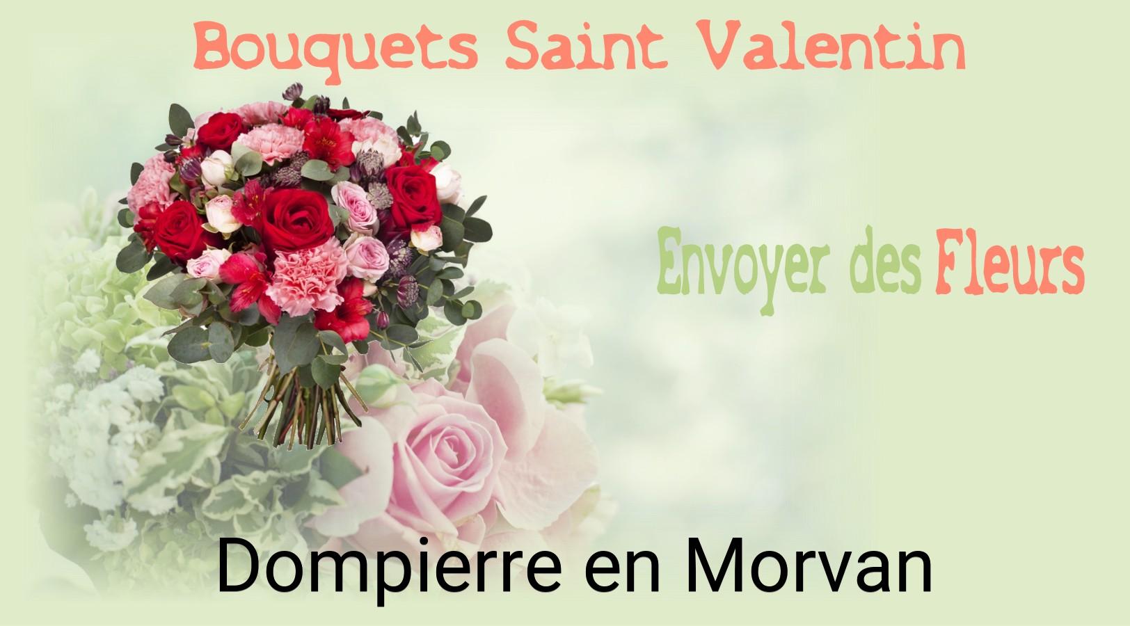 Roses de Saint-Valentin livrées à Dompierre-en-Morvan